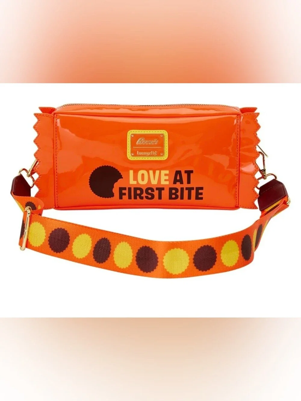 Loungefly Reese's Peanut Butter Cups Crossbody Bag with Coin Bag Purse Nwt